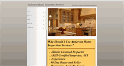 Desktop Screenshot of anderson-inspections.com